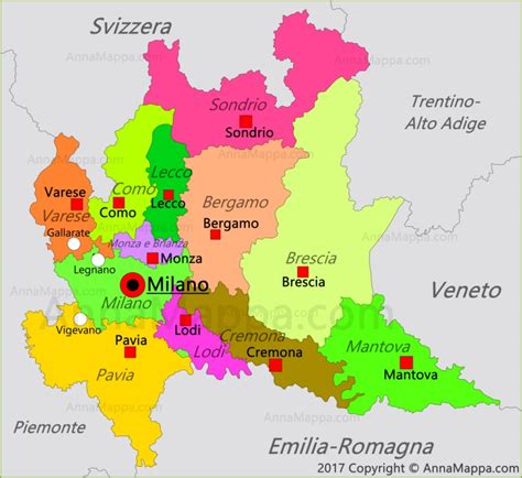 Cartina stradale emilia lombardia / mappa. Cartina Emilia Lombardia | Tomveelers