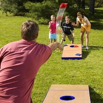 You can sometimes hear names such as huachas. Picnic Master Corn Hole Toss