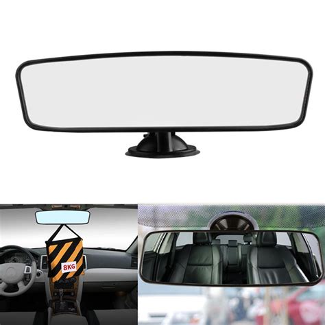 Buy Car World Panoramic Rear View Mirror Universal Wide Angle With