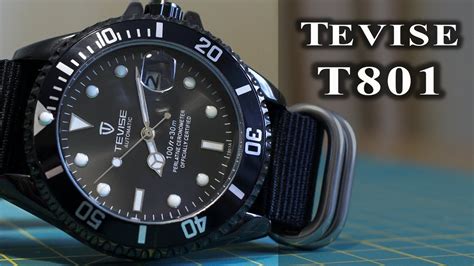 Tevise T801 Automatic Watch Full Review 177 Youtube