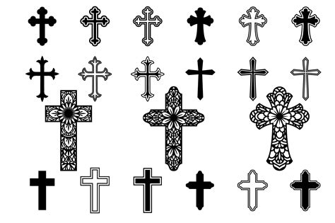 Crosses Clipart Christian Graphic By Yulnniya Creative Fabrica