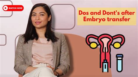 What Are The Dos And Donts After Embryo Transfer Dr Aditi Tandon