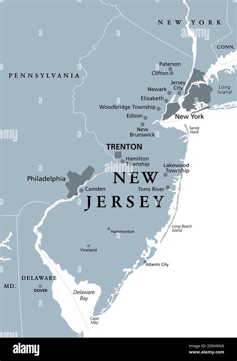 Mapa De New Jersey Fotografías E Imágenes De Alta Resolución Alamy