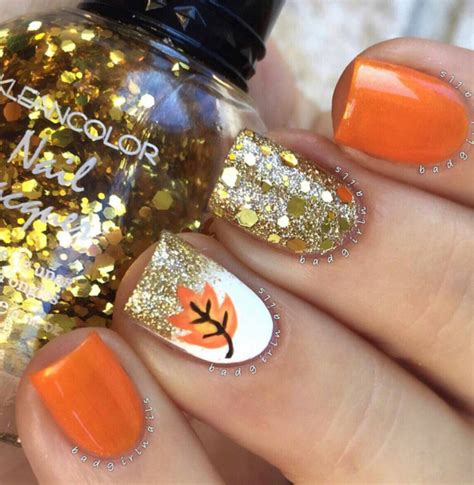 Suzie creates a quick, yet beautiful fall design using nail polish and the clear jelly stamper. Hottest Colors for Fall Nails | Mika Jolie