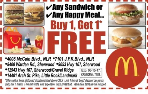 You will also find restaurant promo codes to use while ordering online. Mcdonald's | Free food coupons, Free fast food coupons ...