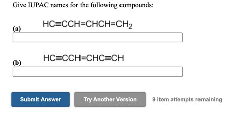 Solved Give Iupac Names For The Following Compounds Chegg Com