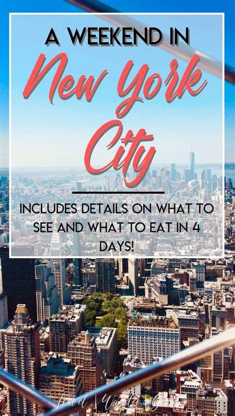 4 Days In New York Itinerary The Ultimate First Timers Guide