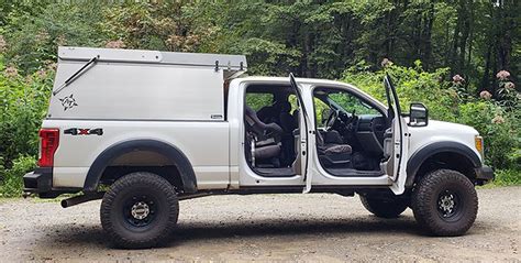 Overland Ford F250 Stx With An At Habitat Truck Camper