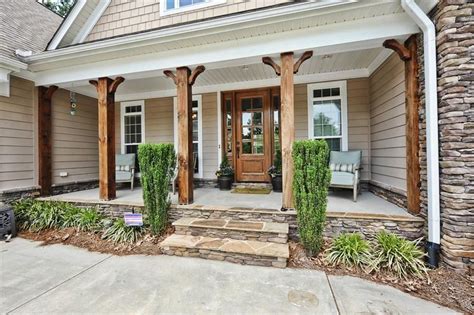 Farmhouse Front Porch Columns With Stone Whats Kept Me Off The Water