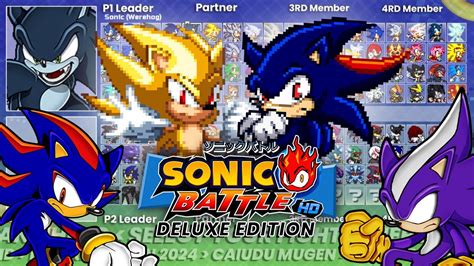 Release Sonic Battle Hd Deluxe Edition Jus Mugen 135 Chars And 88