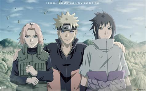 Naruto Shippuden Team 7 Wallpaper