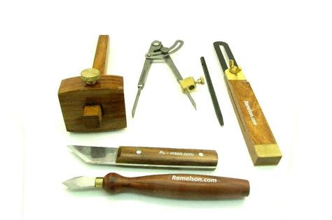 Wood Turning Tools Six Piece Professional Wood Marking Set