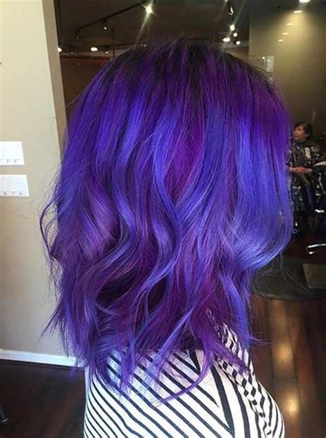 10 Beautiful Blue And Purple Hair Color Ideas Hairstylecamp