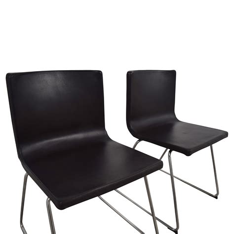Comfortable chairs mean more time concentrating on the job in hand rather than the pain in your back. 52% OFF - IKEA IKEA Black Accent Chairs / Chairs