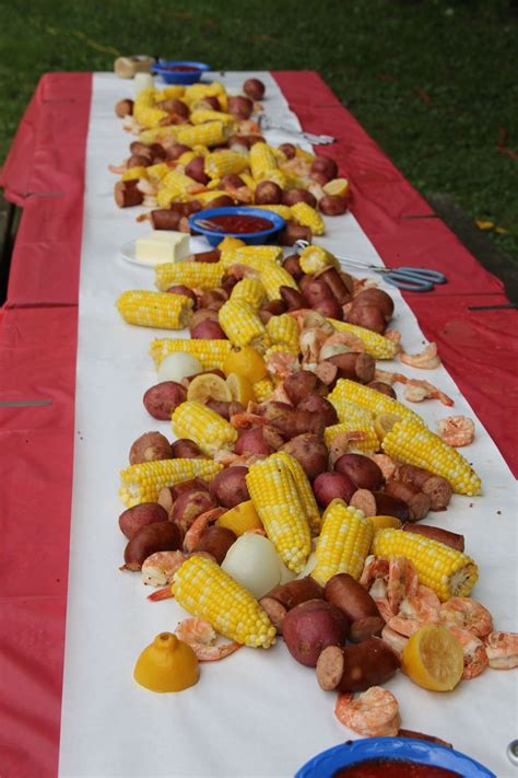 Corn on the cob, potatoes, and jumbo shrimp all boiled in a flavorful broth and drenched in a garlic butter sauce. 10 best Low country shrimp boil Party images on Pinterest ...