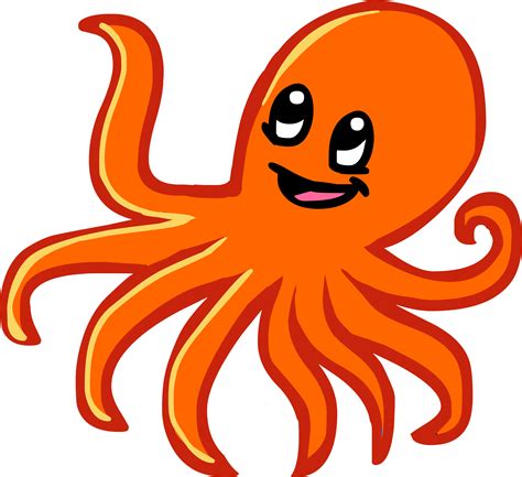 Clipart Octopus Orange Pictures On Cliparts Pub 2020 🔝