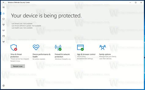 Disable Windows Defender In Windows 10 Fall Creators Update