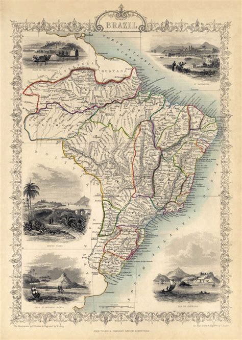 Mapa Do Brasil Em Mapa Brasil Mapas Antigos Mapa Antigo Porn Sex