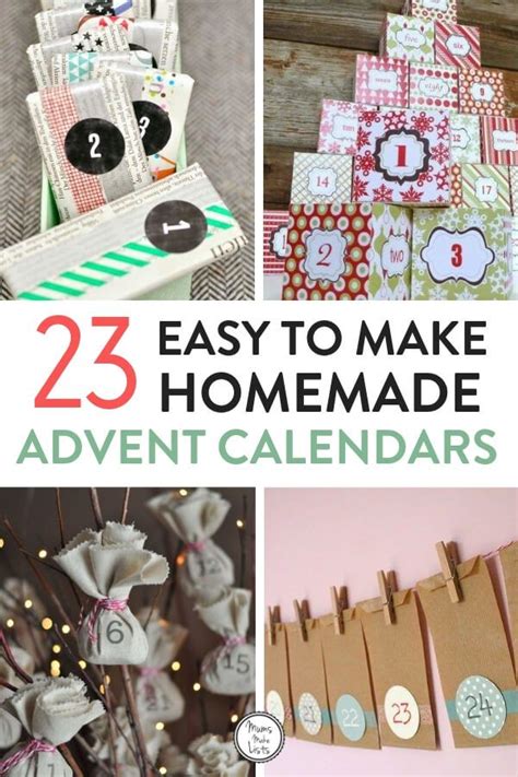 Homemade Advent Calendars Homemade Advent Calendars Advent Calendars