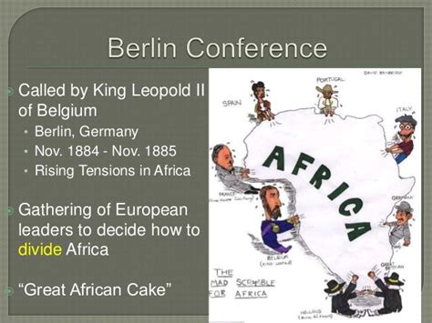 Scramble For Africa And Berlin Conference