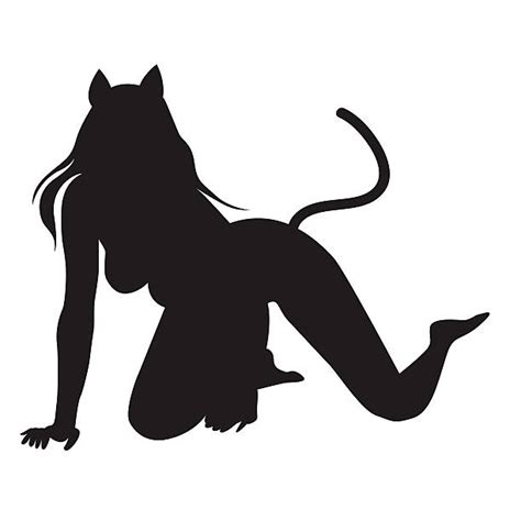 Royalty Free Silhouette Of Sexy Of Catwoman Clip Art Vector Images And Illustrations Istock