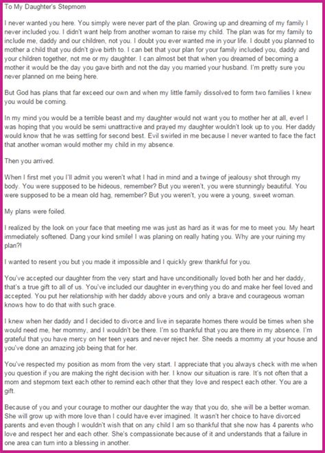 A Texas Moms Letter To Her Daughters Stepmom Goes Viral Eveintheworld Com