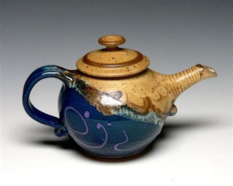Hand Thrown Teapot Pottery Teapot Stoneware Teapot Ceramic Etsy Tea