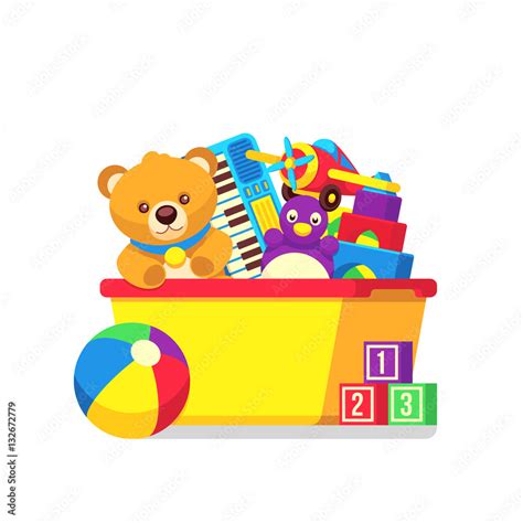 Toy Box Clip Art