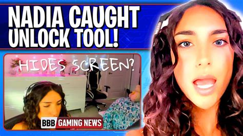 Nadia Caught Cheating With Unlocker Tool Bbb Gaming News Youtube