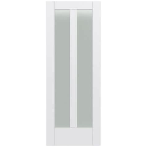Jeld Wen Moda 1011 32 In X 80 In Primed 1 Panel Square Clear Glass