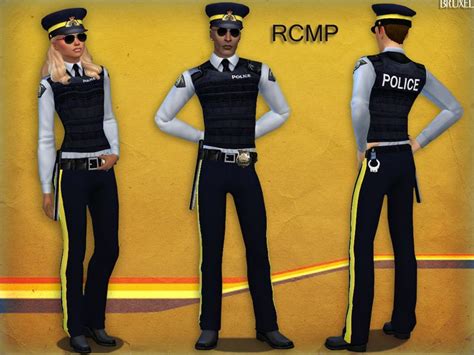The Uniform Of The Royal Canadian Mounted Police Rcmp Bold Yellow