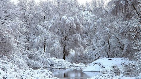 Winter Lake Scene Wallpapers Wallpaper Cave