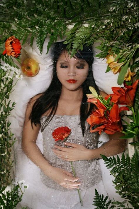 Woman In Her Open Casket At A Fantasy Funeral