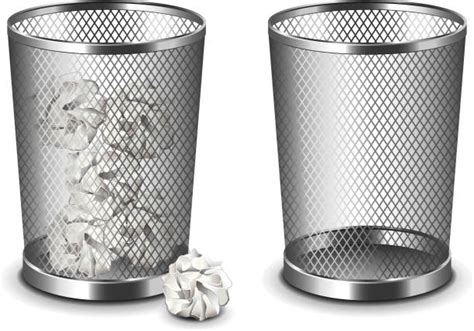 Empty Trash Can Illustrations Royalty Free Vector Graphics And Clip Art