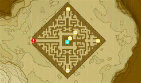 Botw South Lomei Labyrinth Map