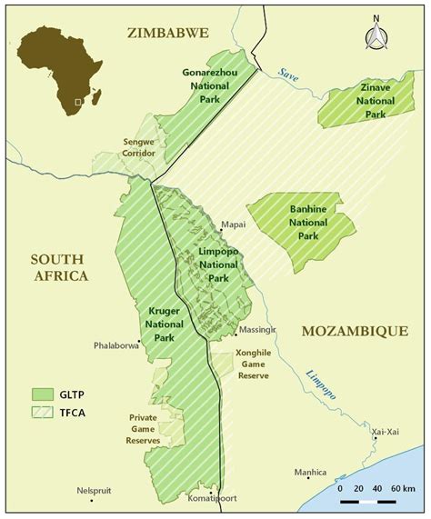 1 The Great Limpopo Transfrontier Park Gltp Dark Green Comprising