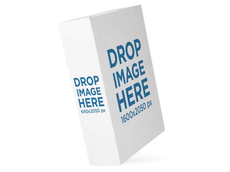 Placeit Mockup Of A Software Box From The Side Floating Against A