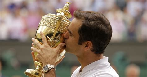 Roger Federer Wins His Record 8th Wimbledon Singles Title