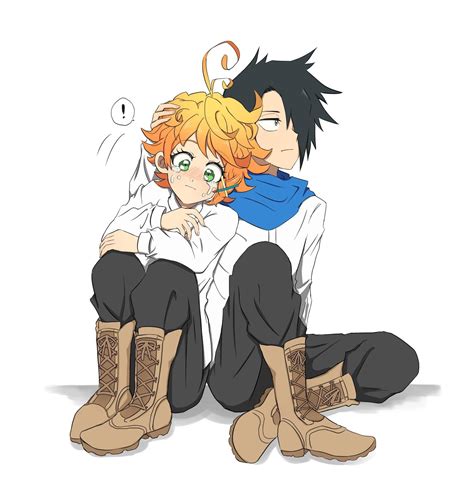 Harkening back to my whole tpn is similar to thg in certain ways, with ray = peeta, emma = katniss and norman = gale Pin by Fuun Min on Emma | Neverland, Neverland art, Anime ...