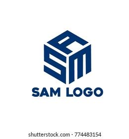 Sam Logo Initial Stock Vector Royalty Free Shutterstock