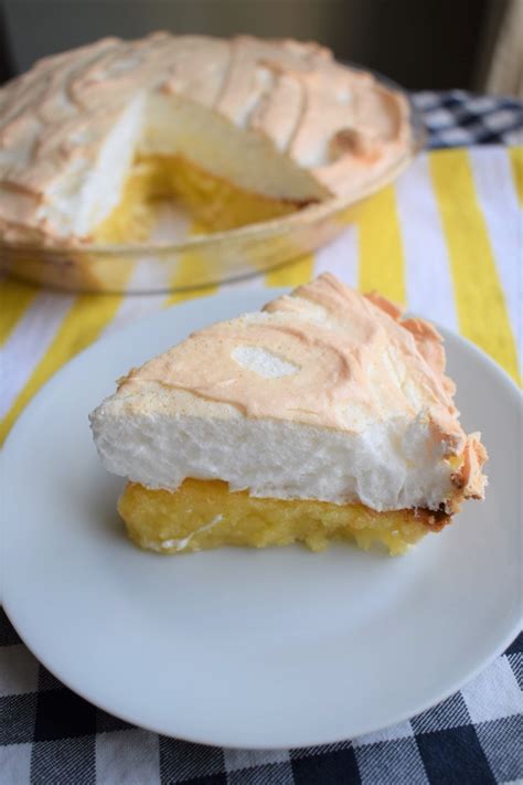 Then chill completely in the refrigerator before serving. Quick and Easy Lemon Meringue Pie | The Gingham Apron
