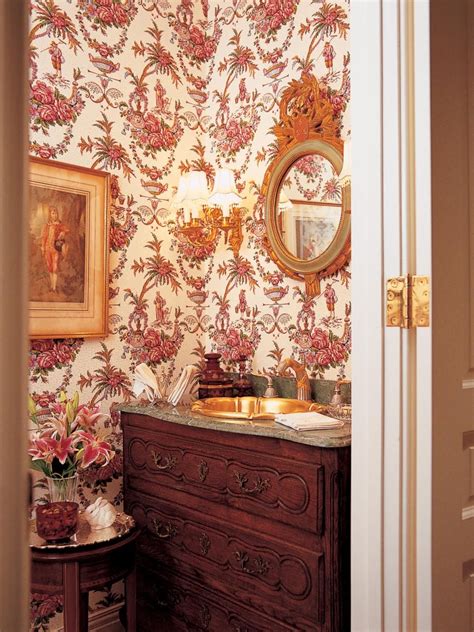 Check spelling or type a new query. Red floral wallpaper is the highlight of this ornate ...