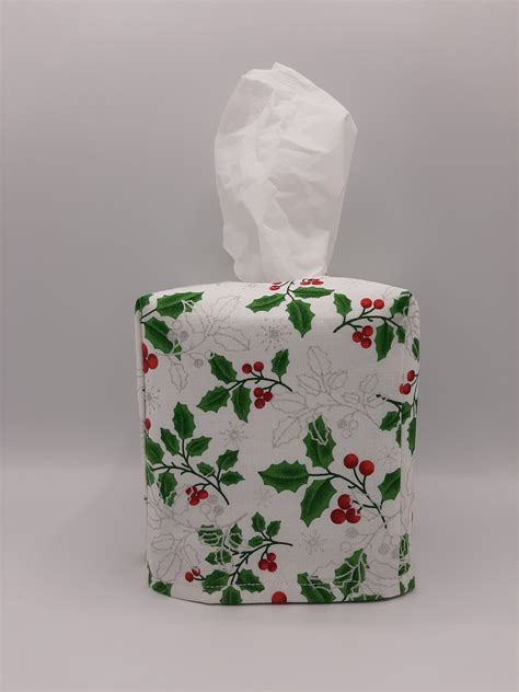 Holiday Berries Tissue Box Cover Holiday Berries Kleenex Etsy