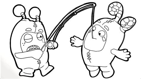 Oddbods Coloring Pages Zee Funny Oddbods Coloring Pages Get