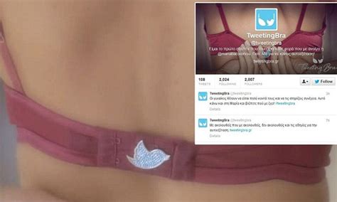 The Bra That Tweets Underwear Reminds Twitter Followers