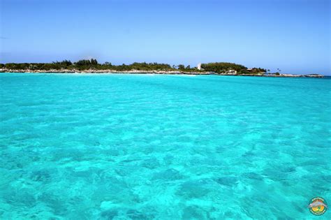 Look At That Water The Amazing Bahama Blues As We Approach Blue Lagoon