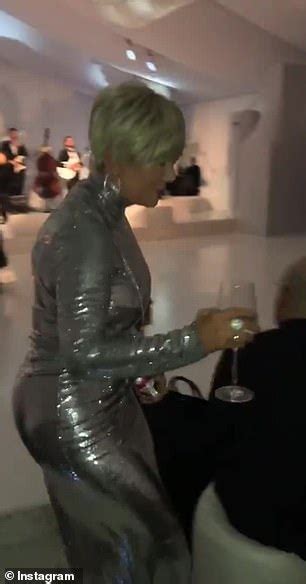 Kris Jenner Sizzles In Silver Gown As She Debuts Platinum Blonde Hair