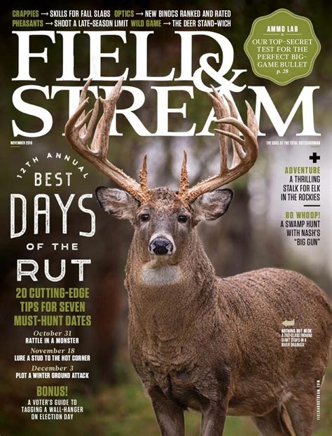 Field And Stream November 2016 Magazine Get Your Digital Subscription