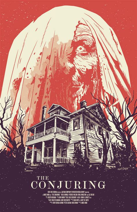 the conjuring poster by matt talbot horror movie art horror posters movie poster art