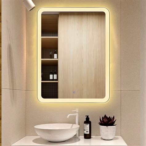 Bathroom Fixtures Home Improvement 60cm80cm Bathroom Led Mirror Bath Led Wall Mirror Washroom